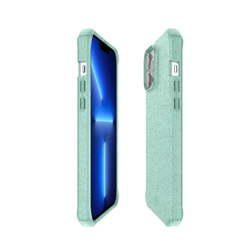 Itskins Feroniabio Terra iPhone 13 Pro Max Cover - Light Green - Tashqila Itskins Feroniabio Terra iPhone 13 Pro Max Cover - Light Green - Tashqila